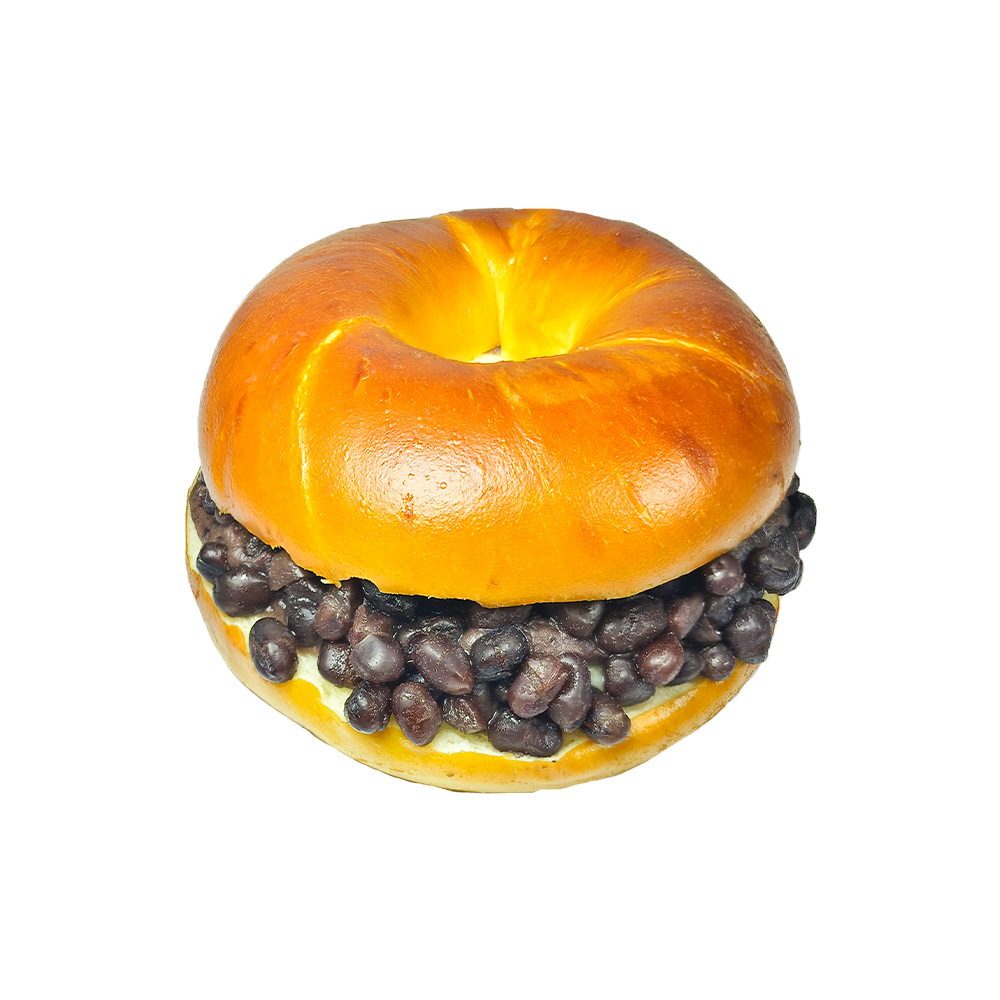 Bánh mì tròn kem phô mai đậu đỏ Pretzel