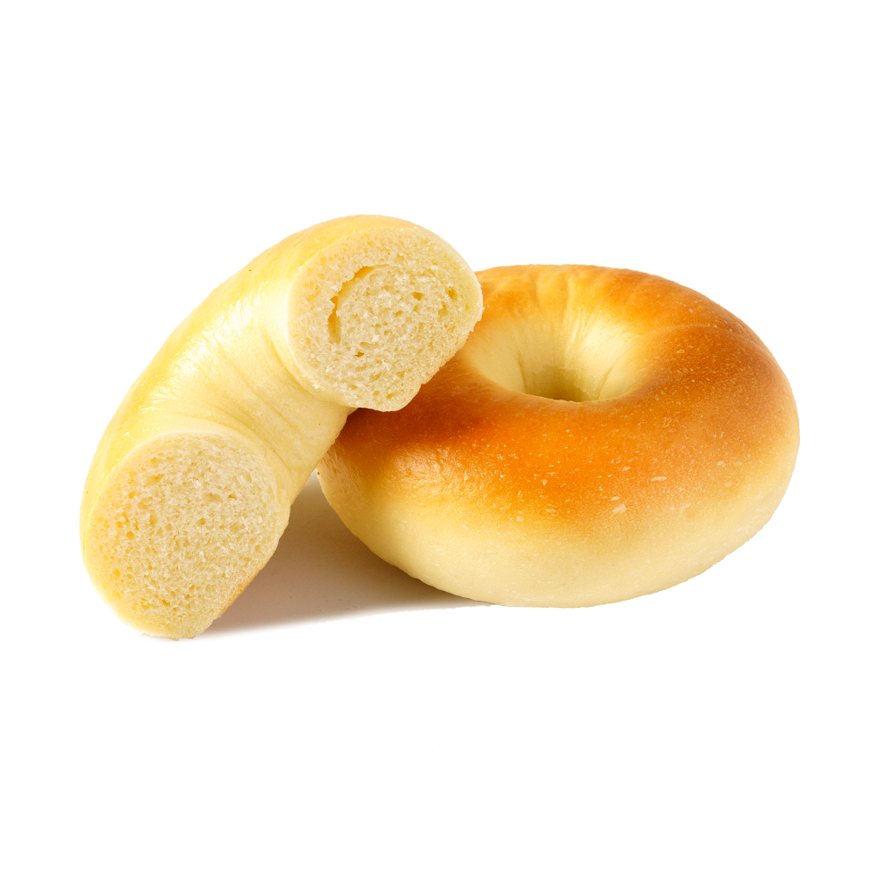 Bánh mì tròn trơn bóng và giòn